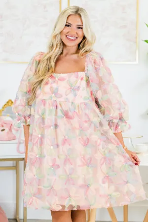 Under The Surface Dress, Pink Multi