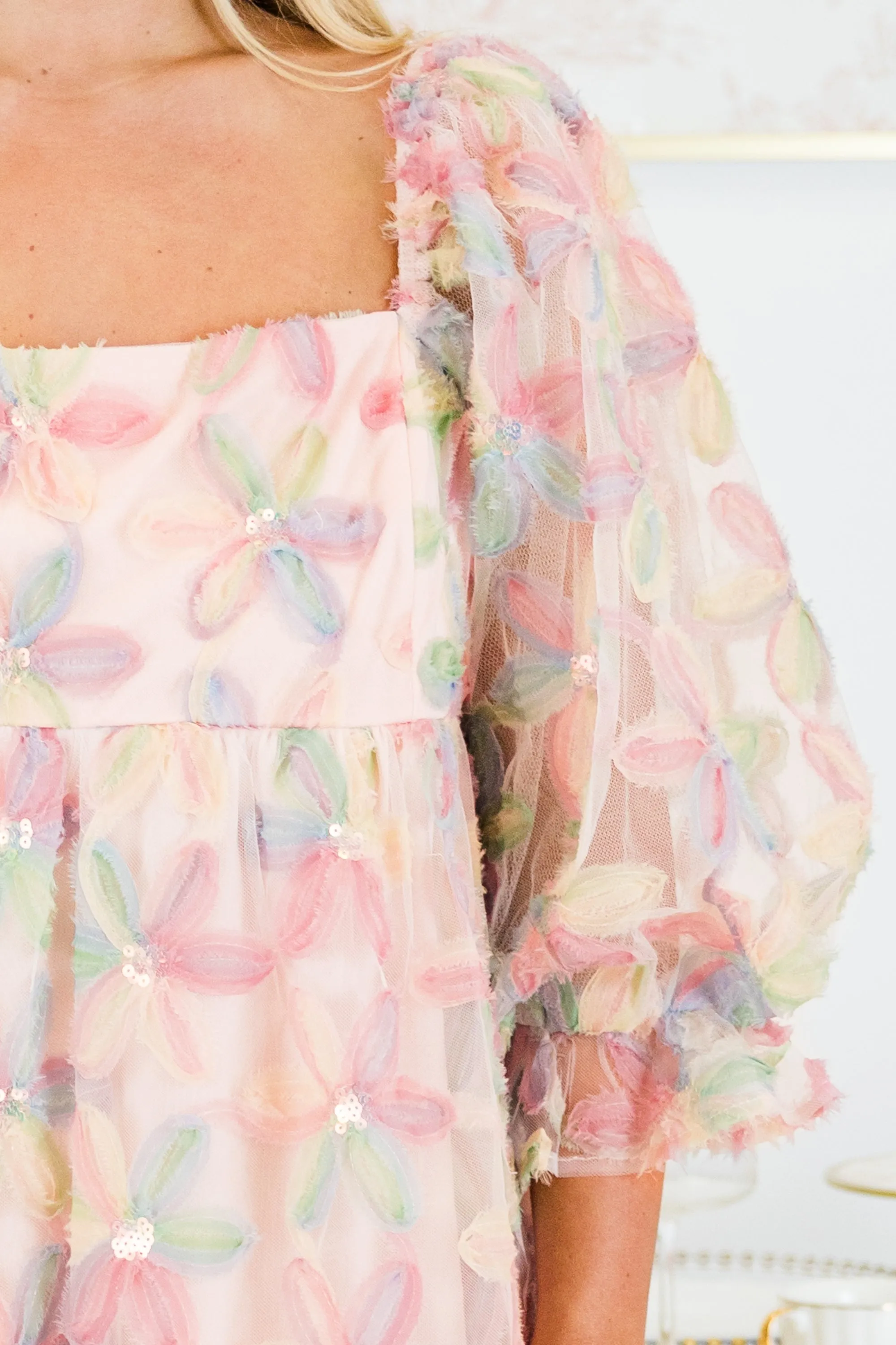 Under The Surface Dress, Pink Multi