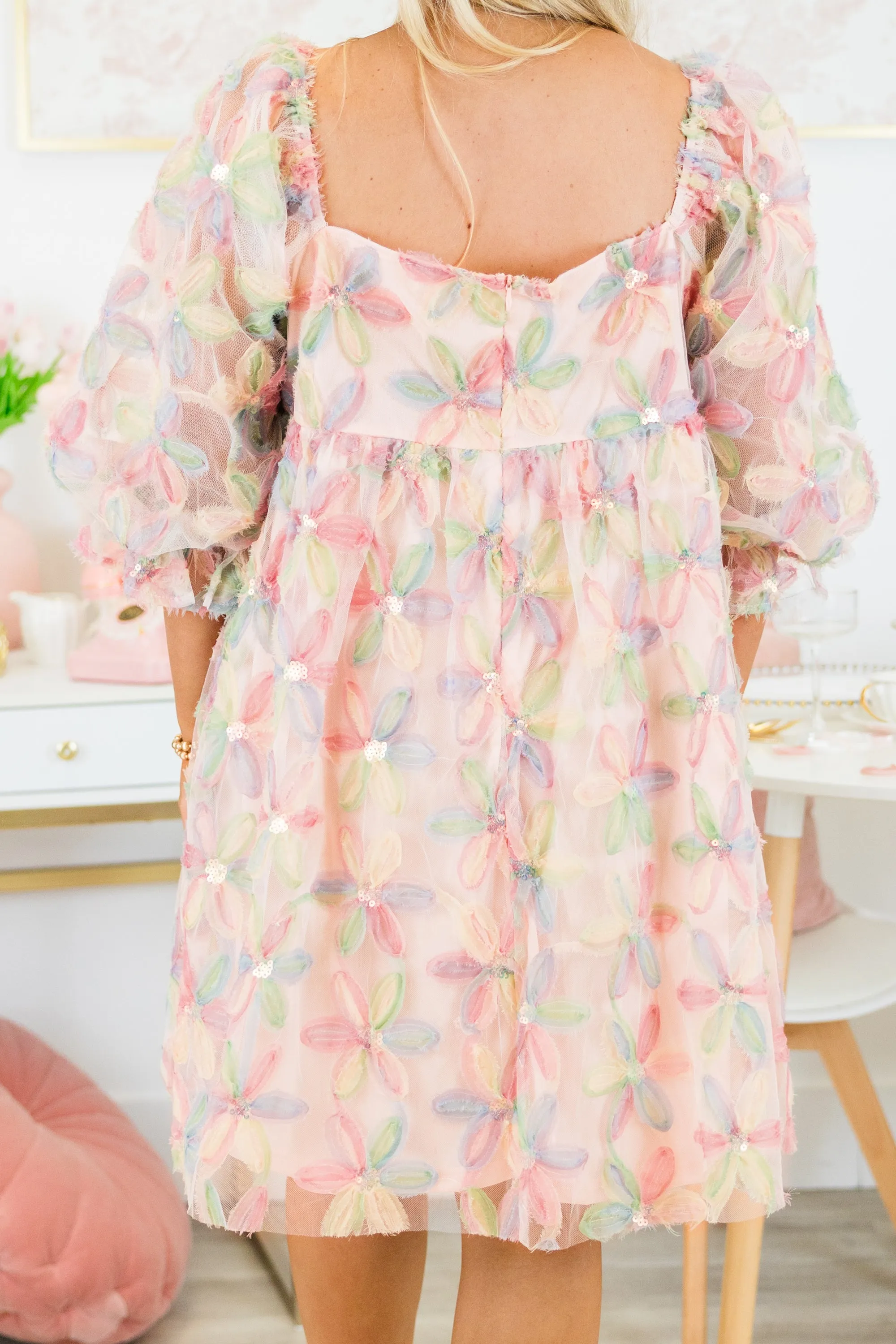 Under The Surface Dress, Pink Multi