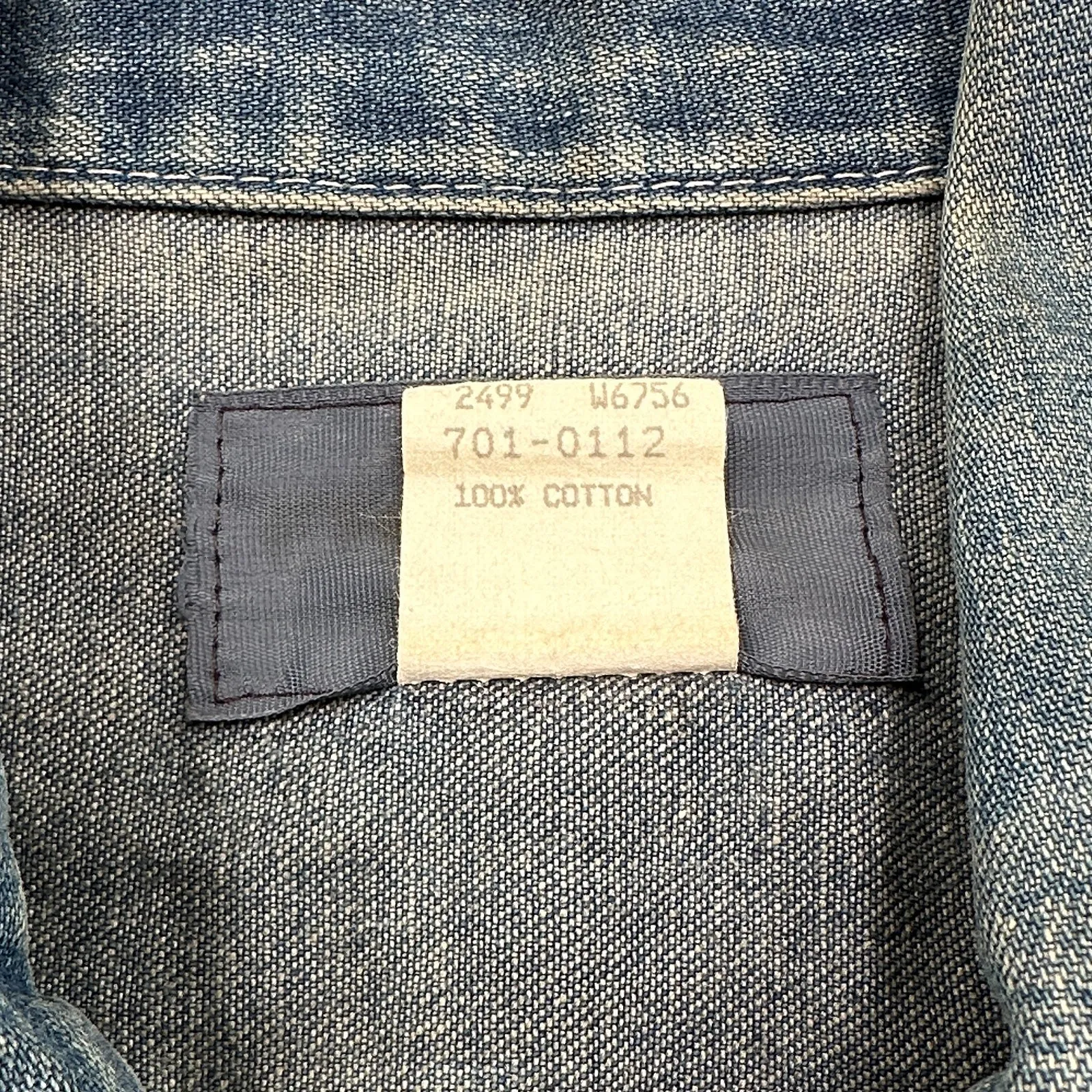 Vintage Oshkosh B’Gosh Full Zip Denim Jean Jacket Union Made in USA - 38 (Small)