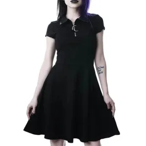 Vintage Pleated Party Ruffles Dress