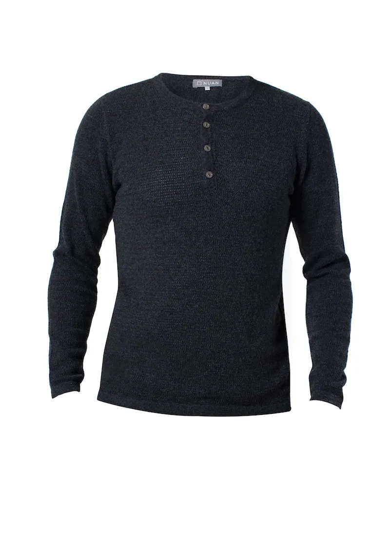 Waffle Cashmere Henley