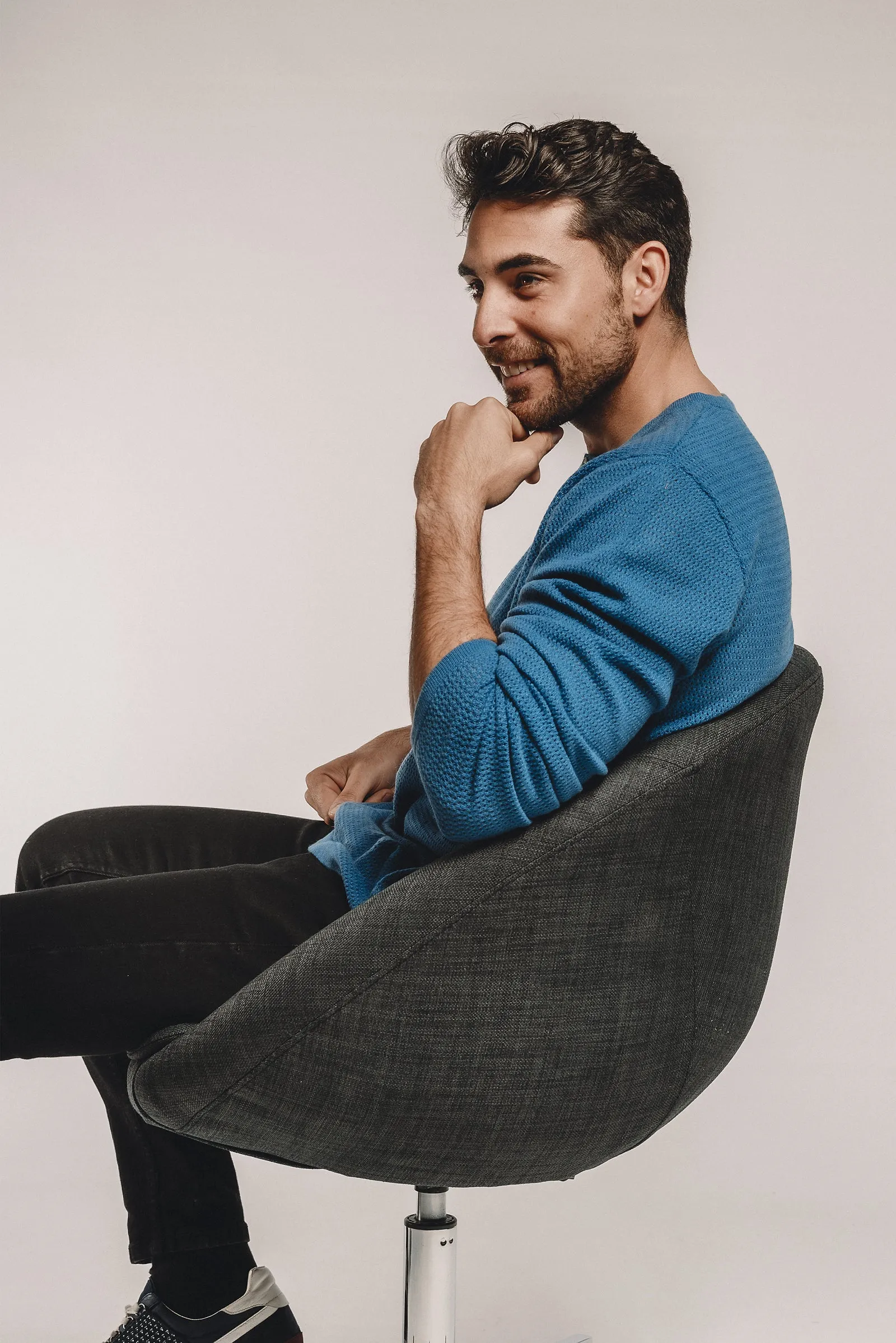 Waffle Cashmere Henley