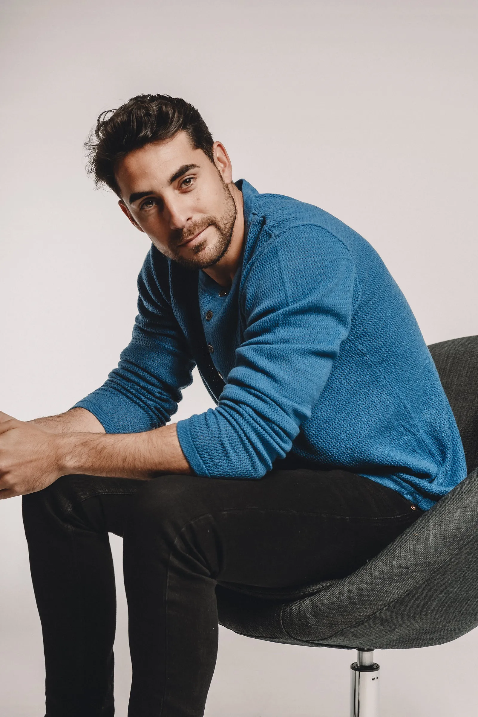 Waffle Cashmere Henley