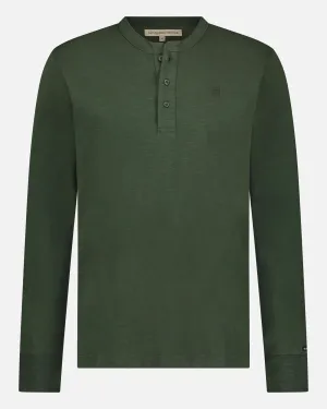 Wayne | Long Sleeve Henley Shirt