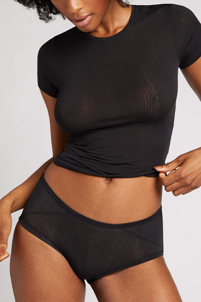 Whipped Baby Tee in Black