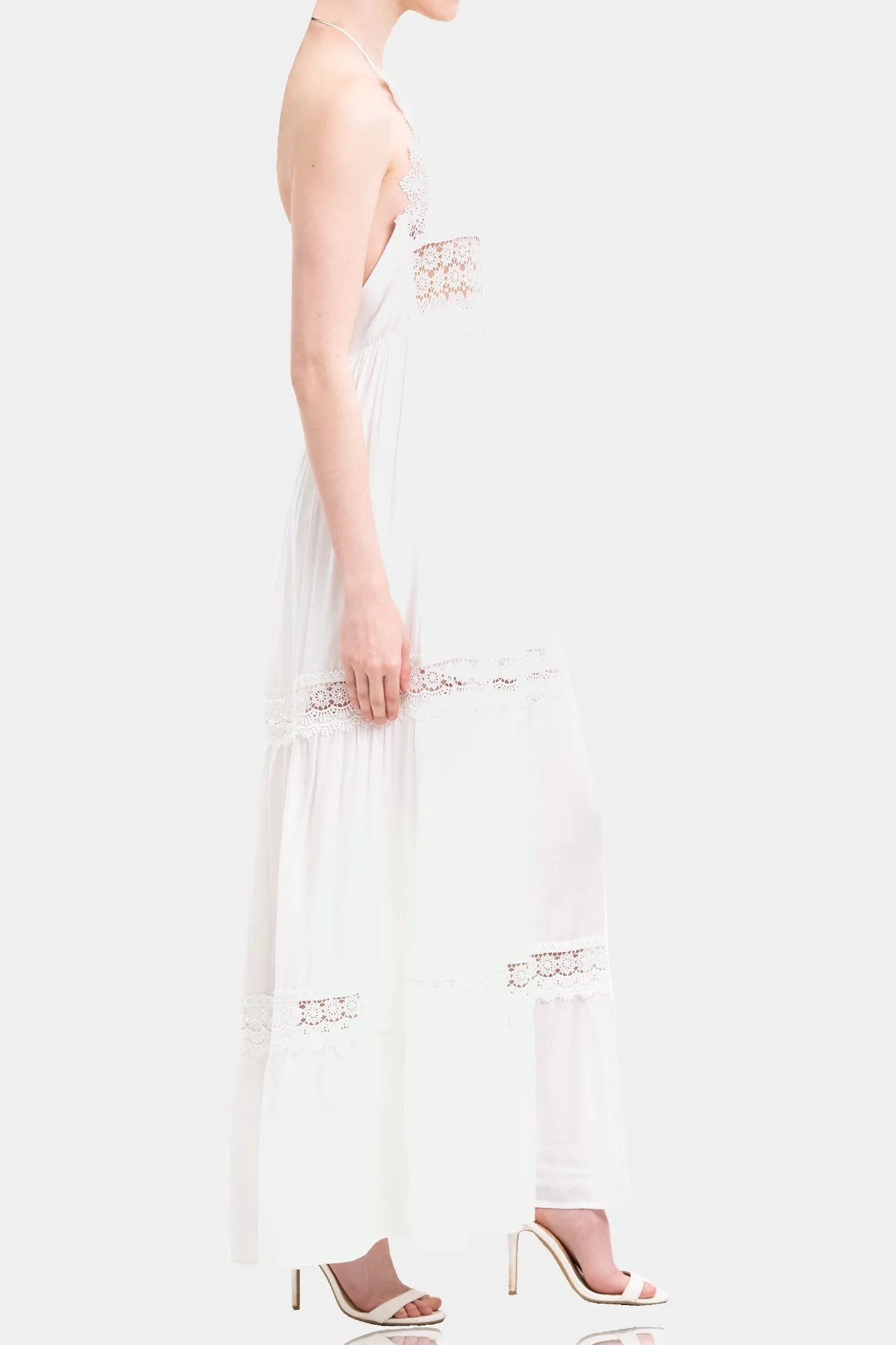 White Cotton Maxi Dress