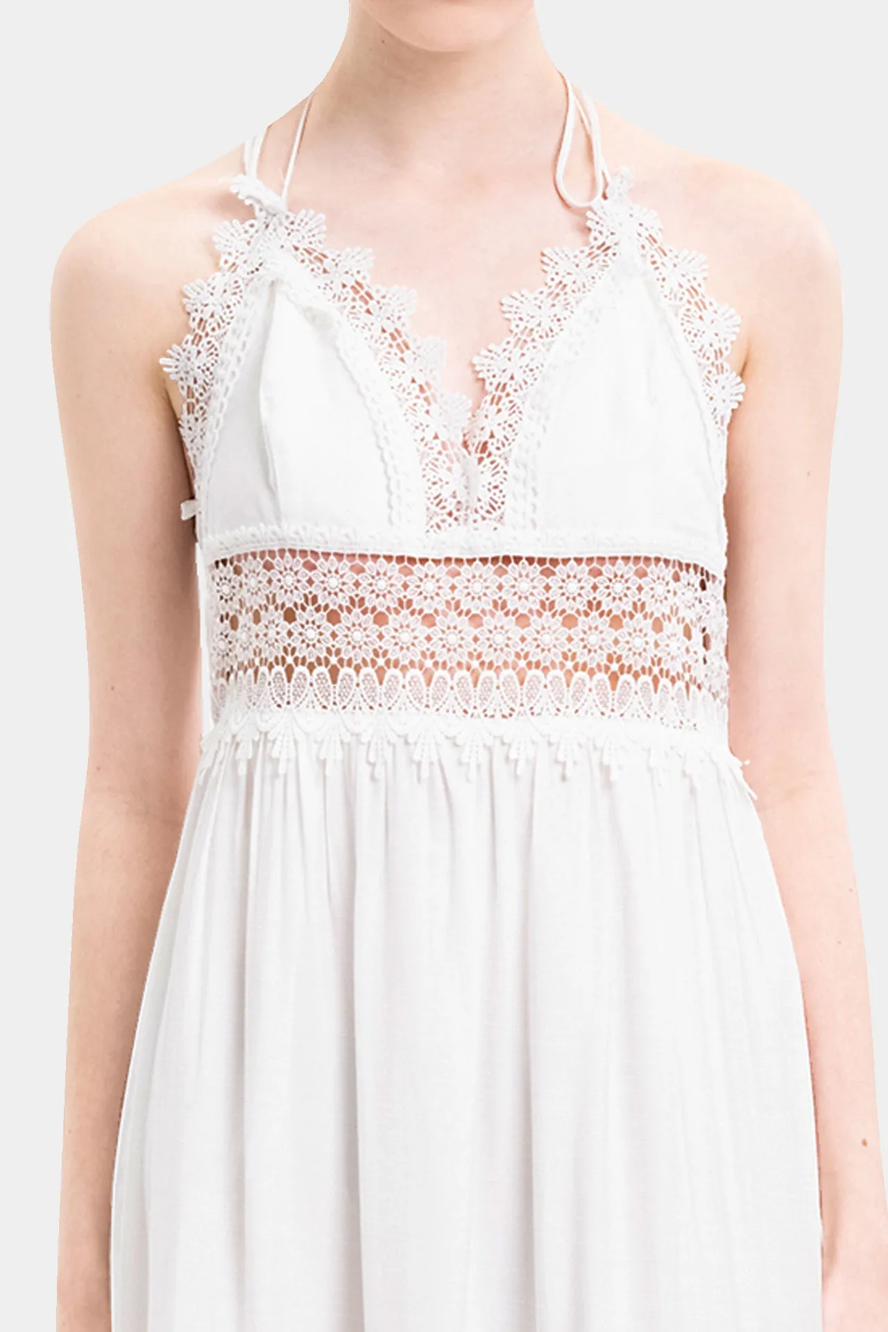 White Cotton Maxi Dress