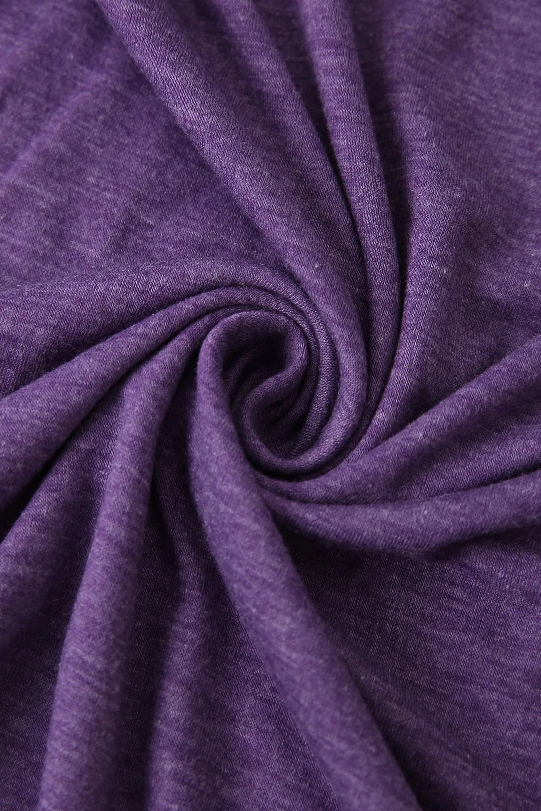 Wholesale Purple V-Neck Long Sleeve Shirt Dress