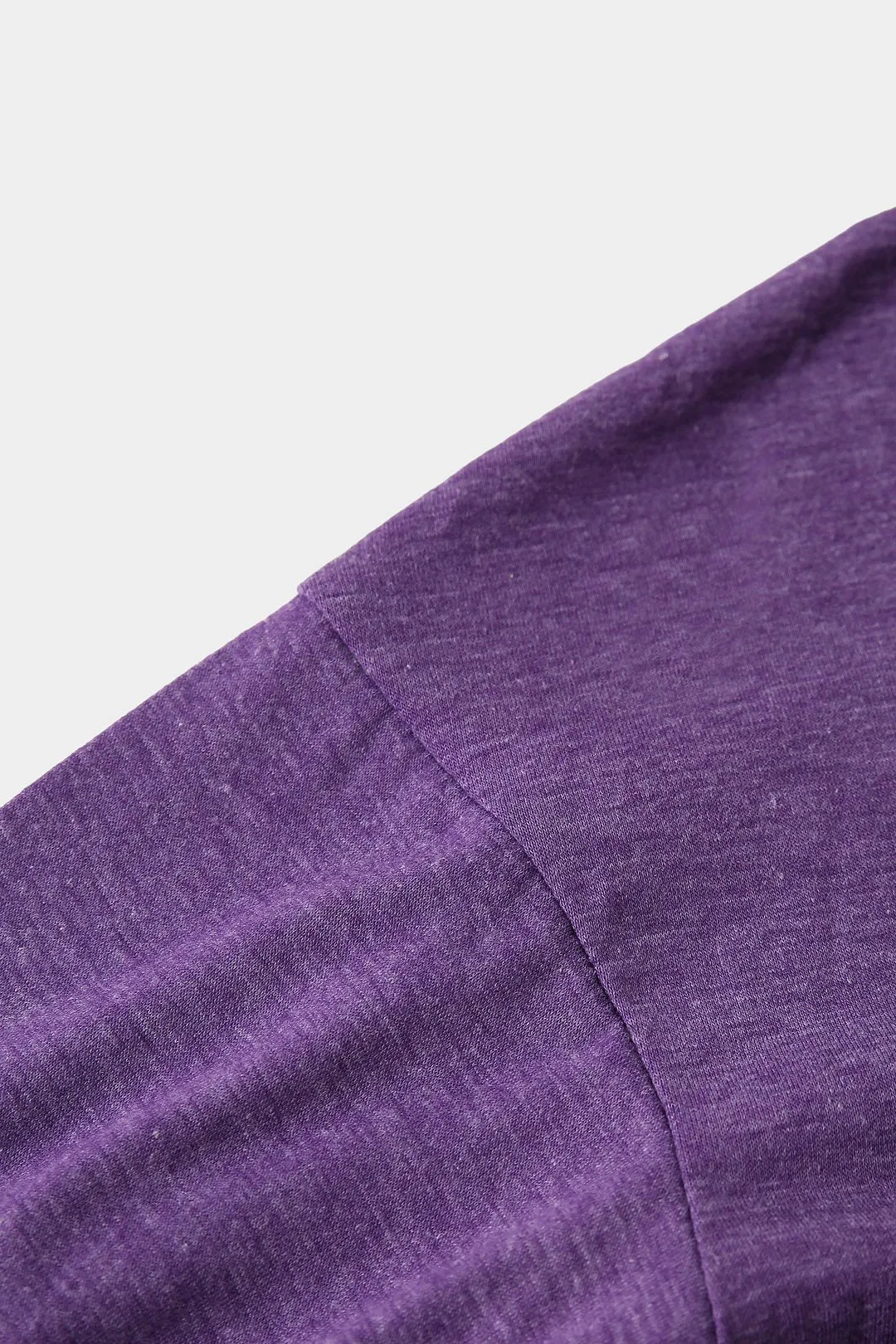 Wholesale Purple V-Neck Long Sleeve Shirt Dress