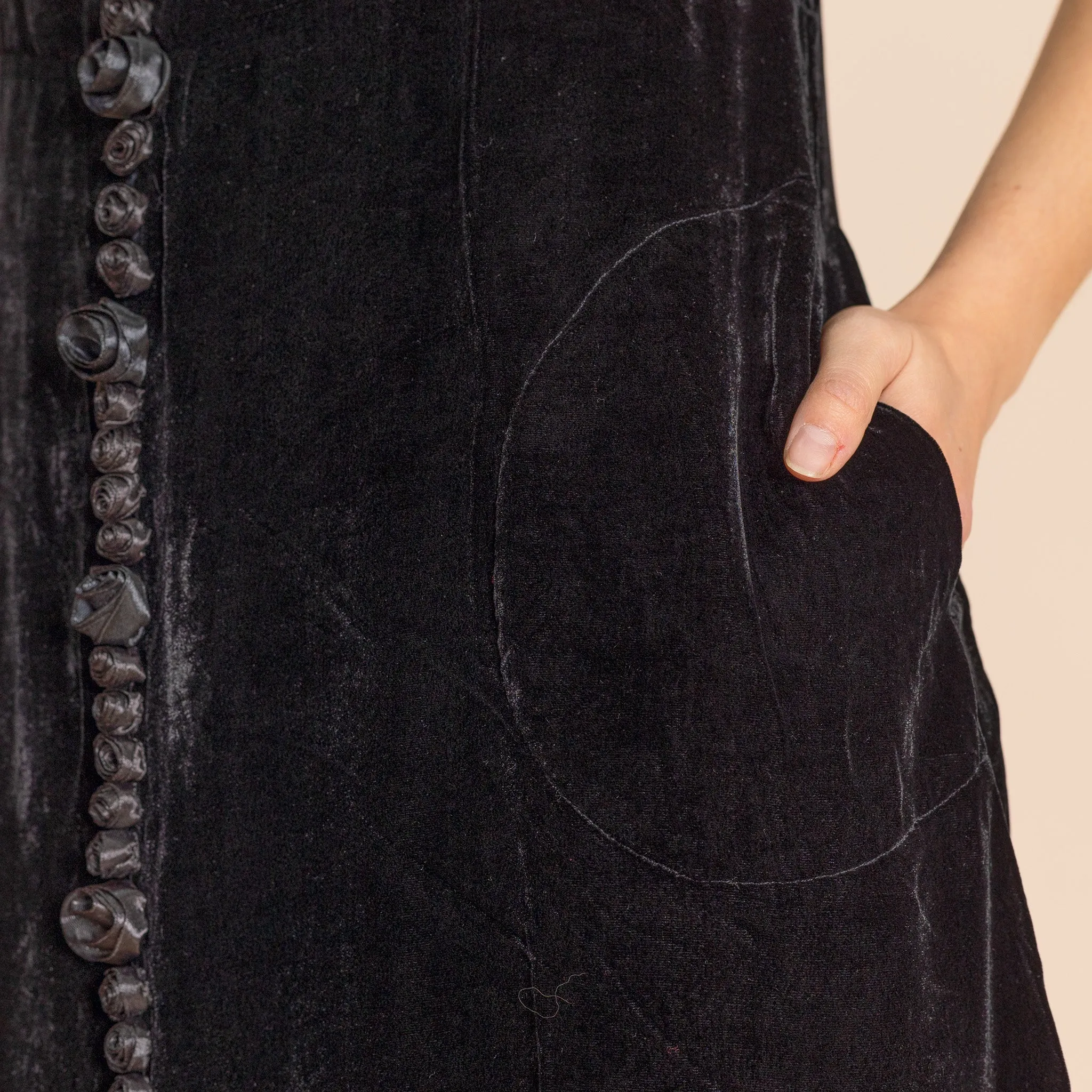 woodlands velvet roses romance dress